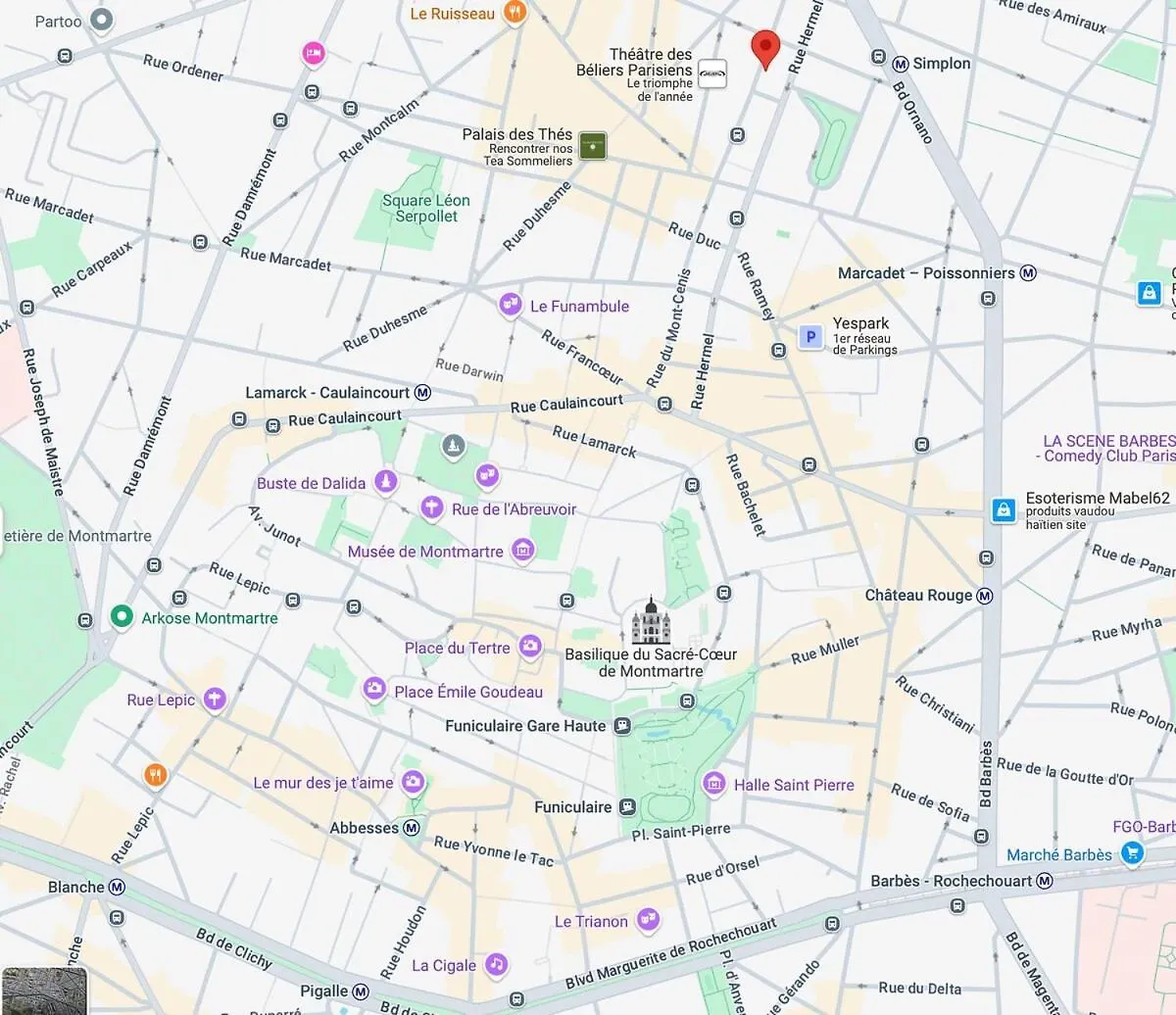 Ferienwohnung Basilica Of The Sacred Heart 10 Min Walk, M 12 And 4 Paris Apartment